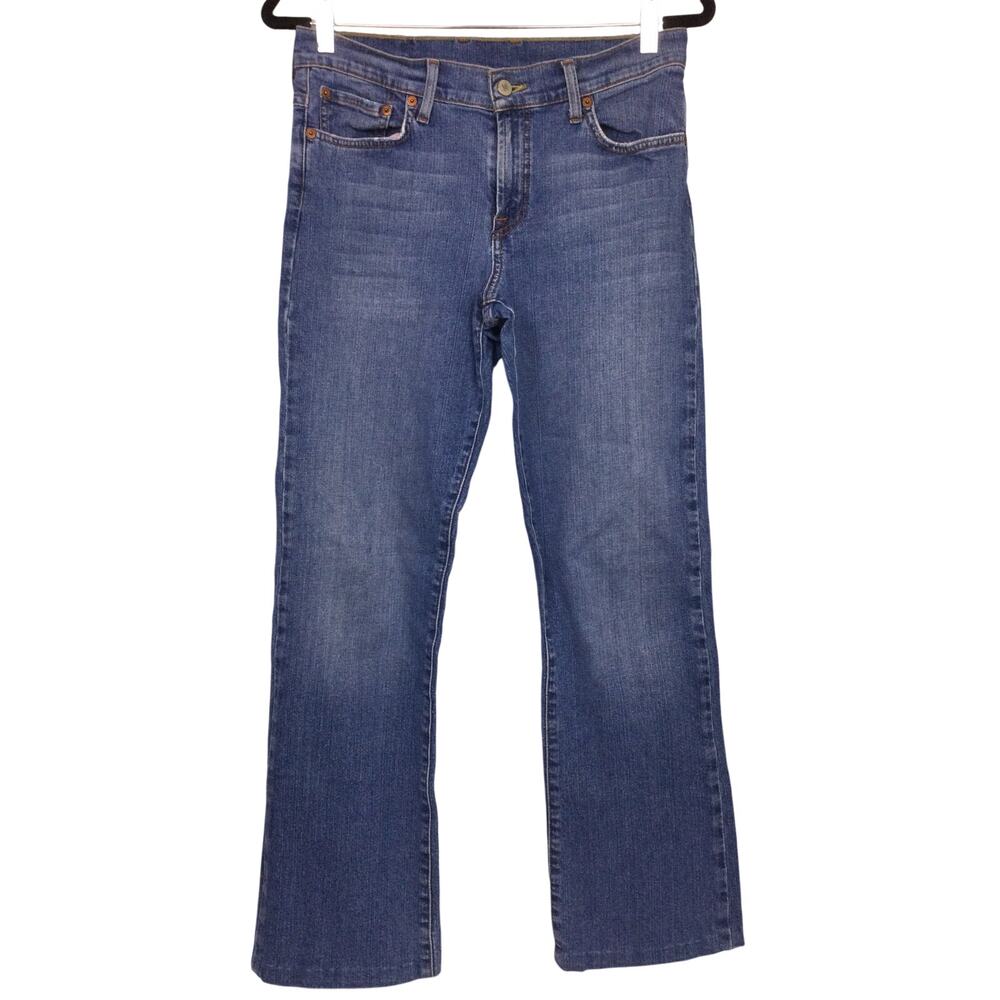 Lucky Brand Dungarees Classic Fit Retro Mid Rise Cowgirl Western Straight Leg 30